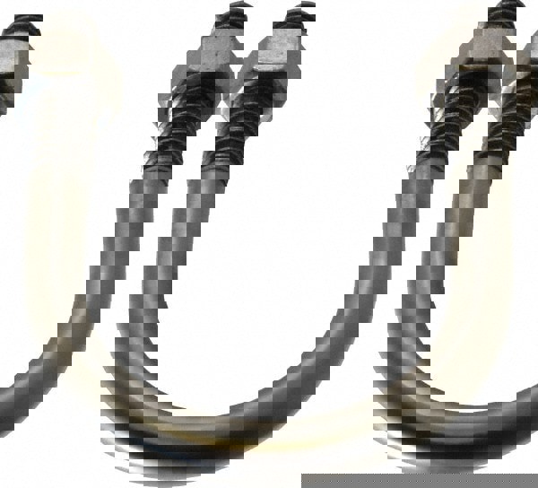 Round U-Bolt: Without Mount Plate, 3/8-16 UNC, 1-1/8