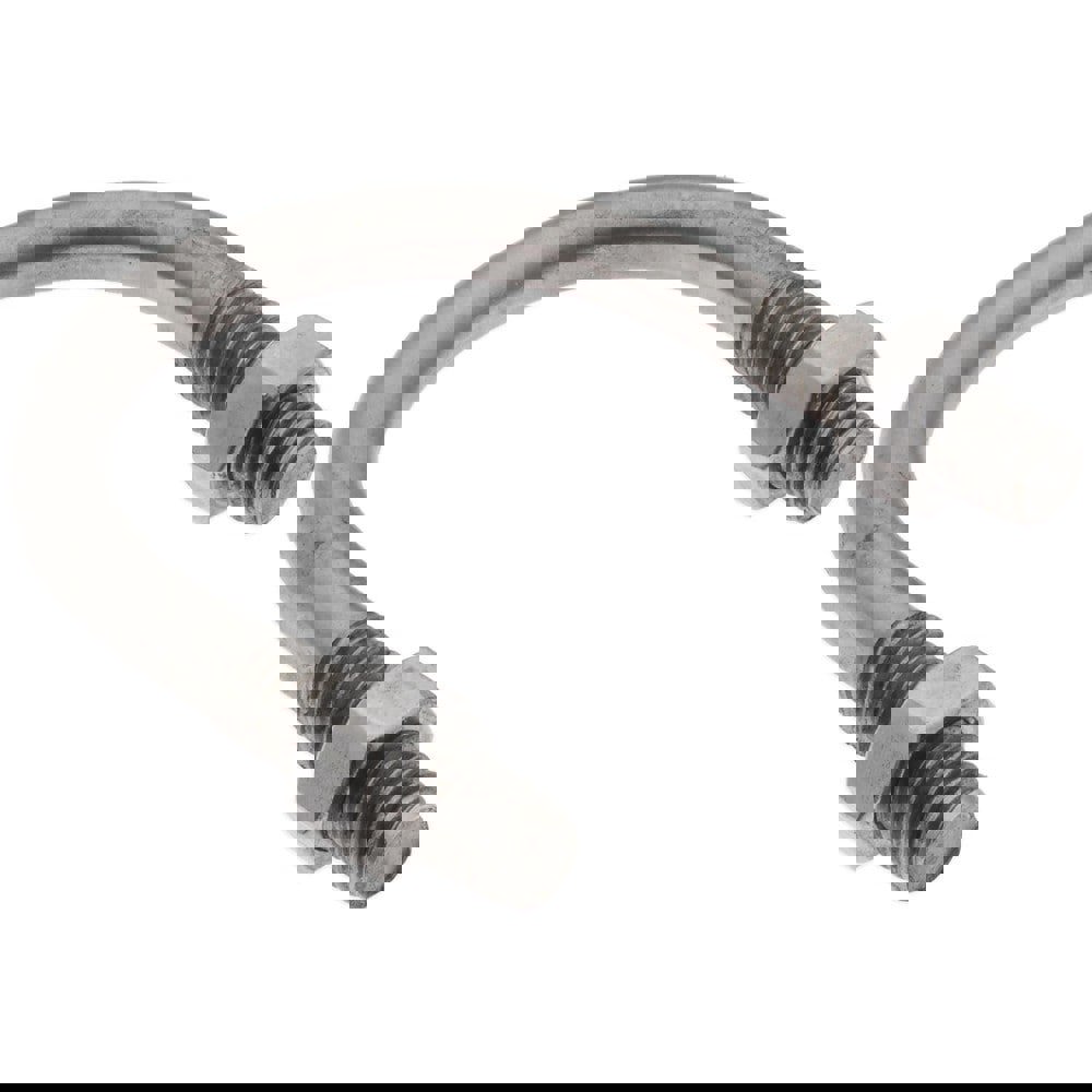 Round U-Bolt: Without Mount Plate, 3/8-16 UNC, 1-1/4