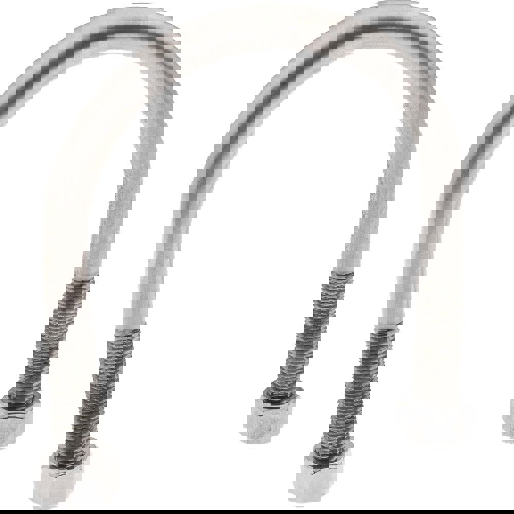 Round U-Bolt: Without Mount Plate, 3/8-16 UNC, 1-1/4