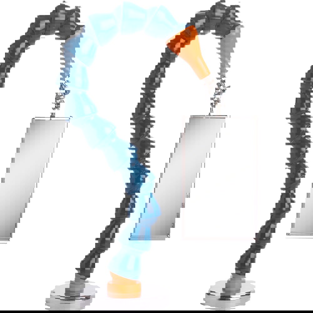 Inspection Mirror: Rectangular, Glass & Stainless Steel Mirror