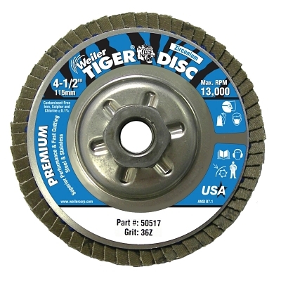 Flap Disc: 4-1/2