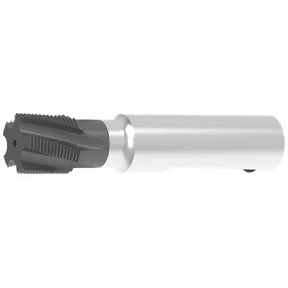 Helical Flute Thread Mill: M16x1, Internal/External, 5 Flute, 16.00 mm Shank Dia, Solid Carbide
