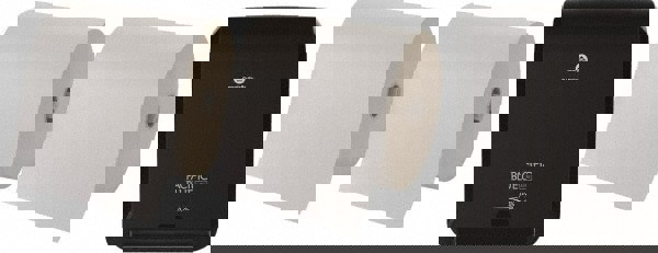 Paper Towel & Dispenser Set with 2 Cases of (6) Rolls per Case of 1-Ply White Paper Towels