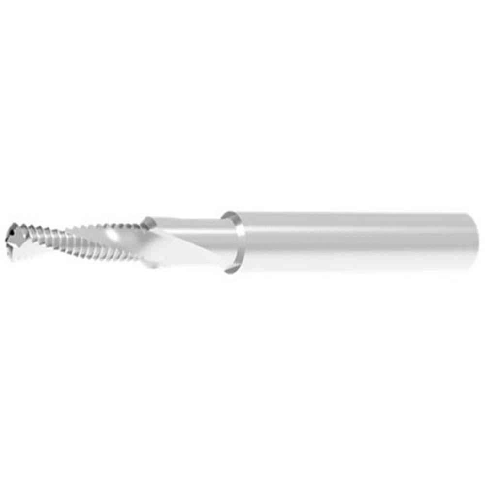 Helical Flute Thread Mill: M6x1, Internal, 2 Flute, 8.00 mm Shank Dia, Solid Carbide