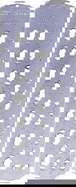 #80 Wire to #61 Wire Hole Size Drill Gage