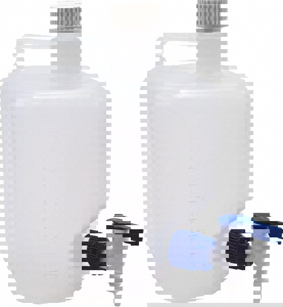 More than 5,000 mL Polyethylene Carboy: 7.5