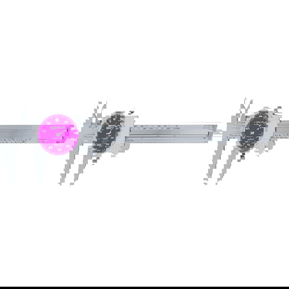 Dial Calipers; Accuracy (Decimal Inch): +/-.001 ; Minimum Measurement (Decimal Inch): 0.0000 ; Maximum Measurement (Decimal Inch): 6.0000 ; Caliper Material: Stainless Steel ; Jaw Adjustment Type: Standard ; Jaw Style: Inside
