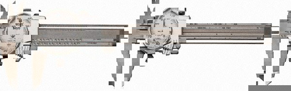 Dial Caliper: 6'' Range, 0.001'' Graduation, 0.1'' per Revolution