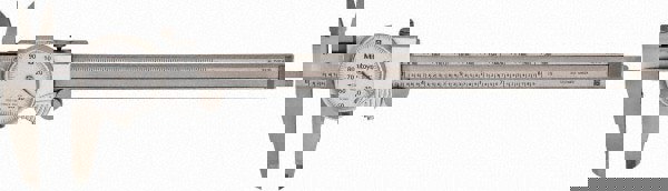 Dial Caliper: 8'' Range, 0.001'' Graduation, 0.1'' per Revolution