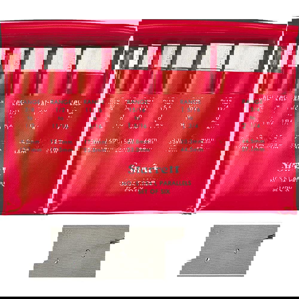 3/8 to 2-1/4 Inch Adjustable Parallel Set