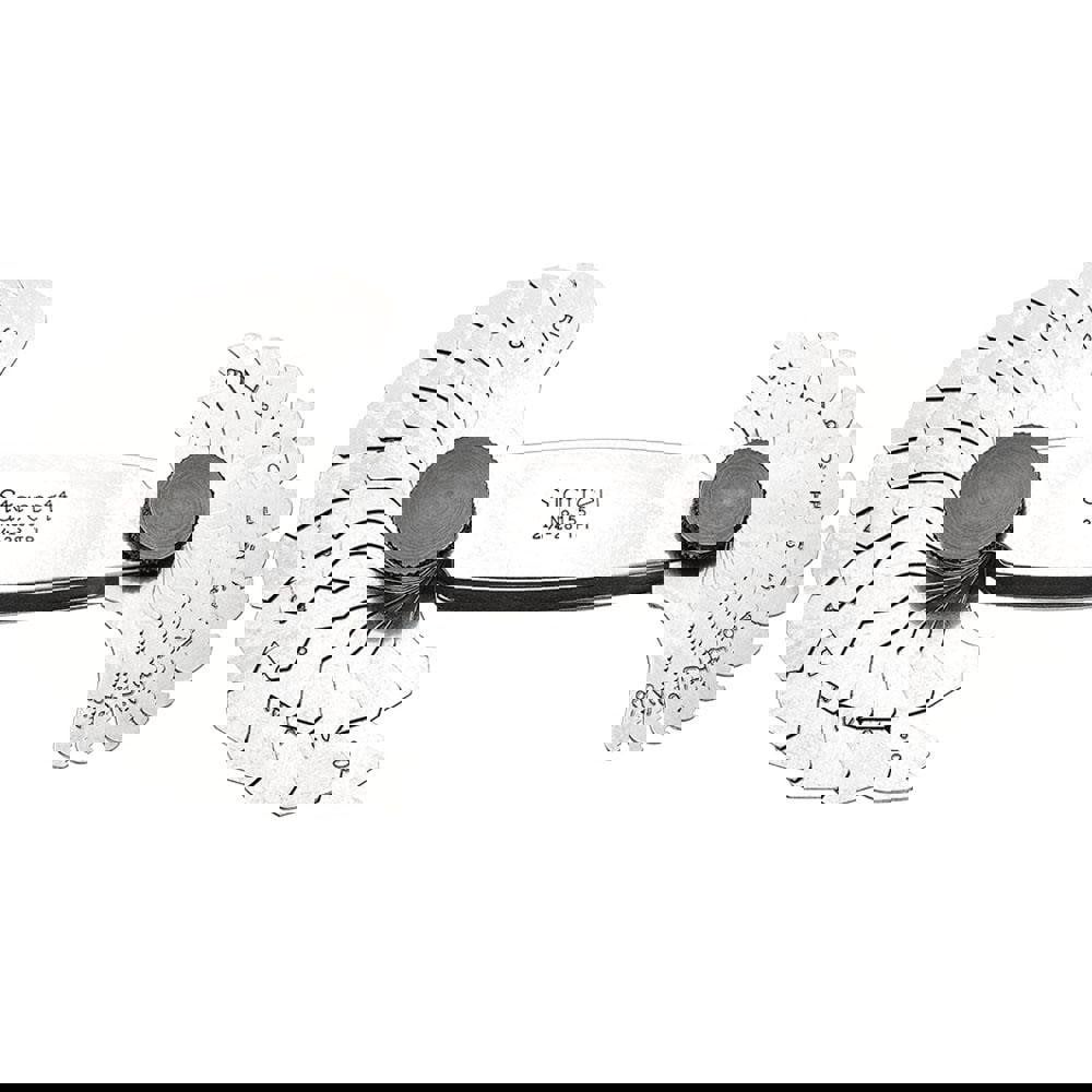 27 Leaf, 2-1/4 to 28 TPI Range, Steel Screw Pitch Gage