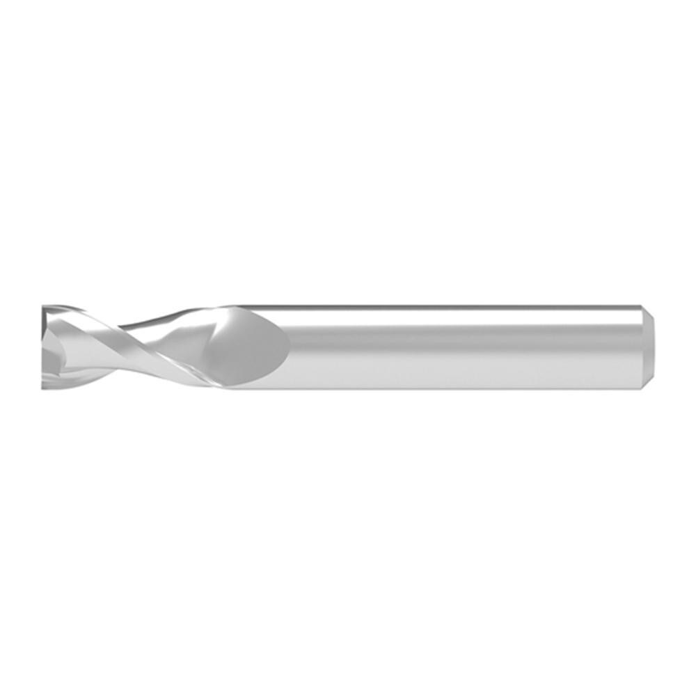 Corner Radius & Corner Chamfer End Mills; Mill Diameter (mm): 2.00 ; Number Of Flutes: 2 ; Length of Cut (mm): 8.0000 ; Single Or Double End: Single ; End Mill Material: Solid Carbide ; Chipbreaker: No