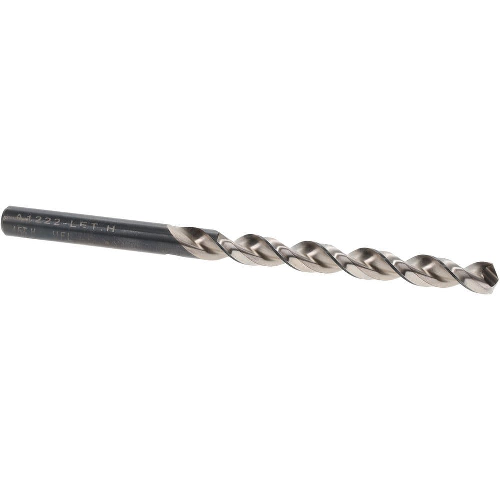 Jobber Length Drill Bit: Letter H (0.2660) Dia, 130 deg, HSS