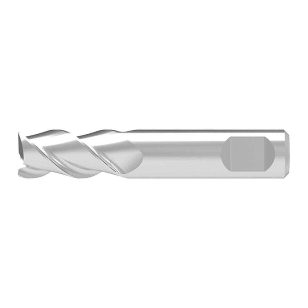 Corner Radius & Corner Chamfer End Mills; Mill Diameter (mm): 4.50 ; Number Of Flutes: 3 ; Length of Cut (mm): 8.0000 ; Single Or Double End: Single ; End Mill Material: Solid Carbide ; Chipbreaker: No