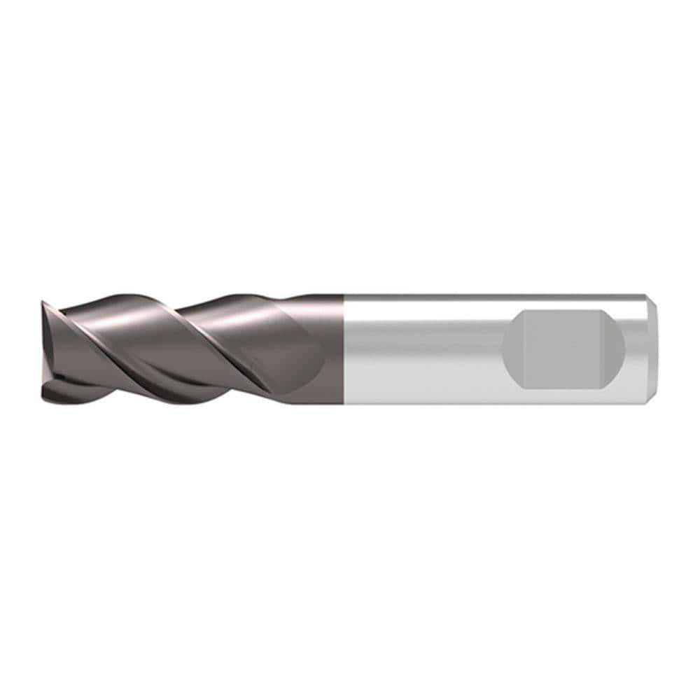 Corner Radius & Corner Chamfer End Mills; Mill Diameter (mm): 2.50 ; Number Of Flutes: 3 ; Length of Cut (mm): 6.0000 ; Single Or Double End: Single ; End Mill Material: Solid Carbide ; Chipbreaker: No