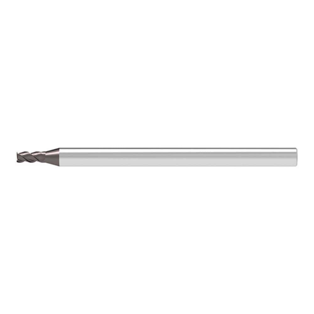 Corner Radius & Corner Chamfer End Mills; Mill Diameter (mm): 1.80 ; Number Of Flutes: 3 ; Length of Cut (mm): 3.0000 ; Single Or Double End: Single ; End Mill Material: Solid Carbide ; Chipbreaker: No