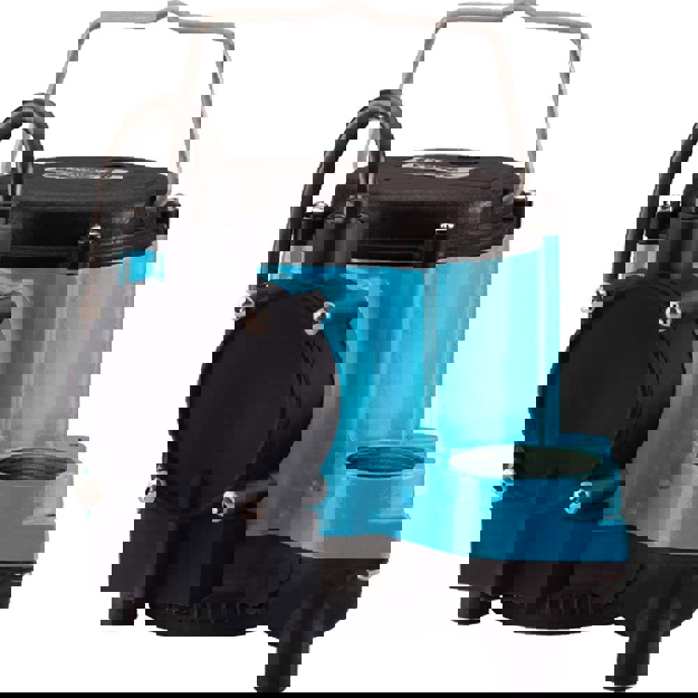 Sump Sewage & Effluent Pump: Integral Diaphragm, 9A, 115V