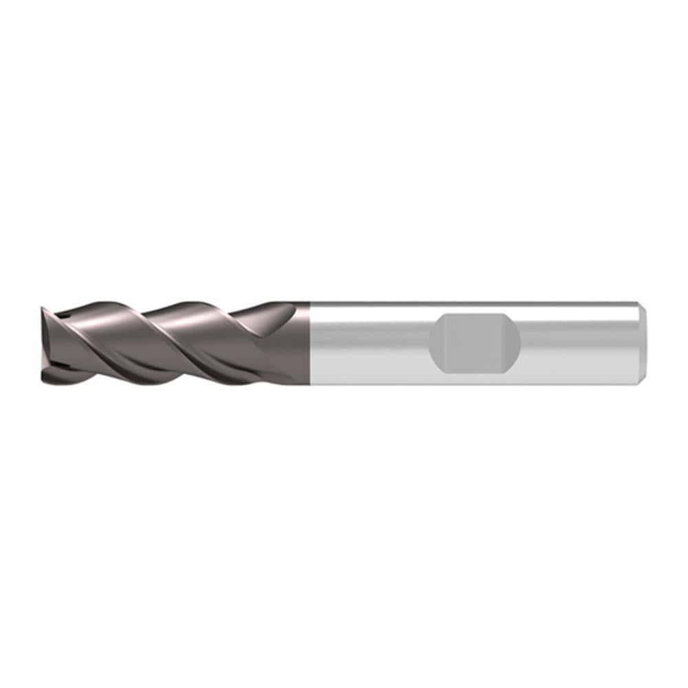 Corner Radius & Corner Chamfer End Mills; Mill Diameter (mm): 8.00 ; Number Of Flutes: 3 ; Length of Cut (mm): 21.0000 ; Single Or Double End: Single ; End Mill Material: Solid Carbide ; Chipbreaker: No