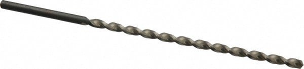 Extra Length Drill Bit: 6.4 mm Dia, 130 &deg; Point, High Speed Steel