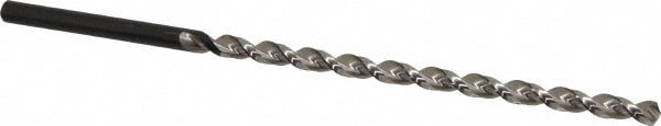 Extra Length Drill Bit: 9 mm Dia, 130 &deg; Point, High Speed Steel