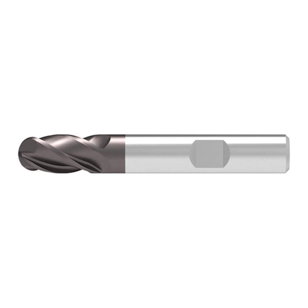 Ball End Mills; Mill Diameter (Decimal Inch): 0.8000 ; Mill Diameter (mm): 20.00 ; Number Of Flutes: 4 ; End Mill Material: Solid Carbide ; Length of Cut (mm): 38.0000 ; Shank Diameter (mm): 20.0000