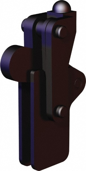 Manual Hold-Down Toggle Clamp: Vertical, 5,058.2 lb Capacity, Weldable Base