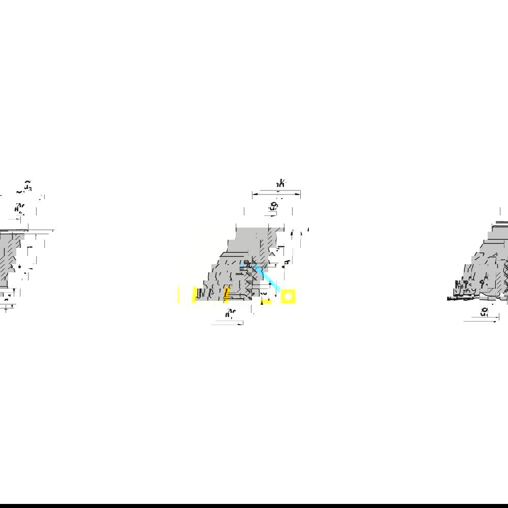 Indexable Square-Shoulder Face Mill: A490.40.R.04-12,