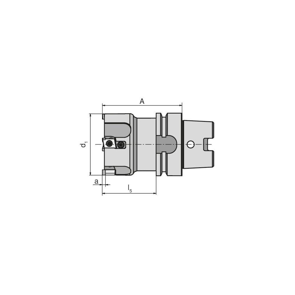 Indexable Square-Shoulder End Mills; Maximum Depth of Cut (mm): 11.00 ; Cutter Style: MHPC ; Shank Type: Taper ; Insert Holding Method: Screw ; Maximum Ramping Angle: 0 ; Shank Taper Size: HSK63A