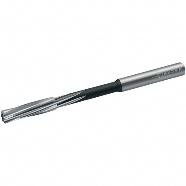 Chucking Reamer: 3.04mm Dia, 65.00mm OAL, 16.00mm Flute Length, Straight-Cylindrical Shank, Cobalt Steel