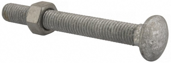 Carriage Bolt: 1/2-13, 4-1/2