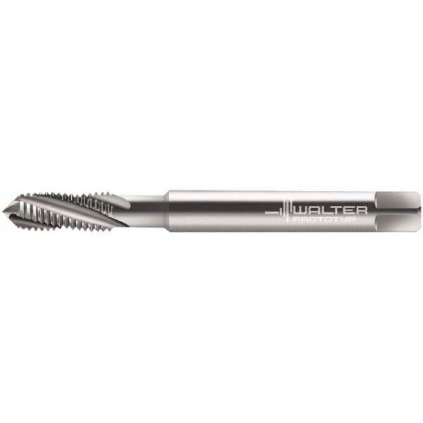 M5x0.80 Metric Coarse/EGM, 3 Flute, 25&deg; Helix, Modified Bottoming Chamfer, Bright Finish, Powdered Metal Spiral Flute STI Tap