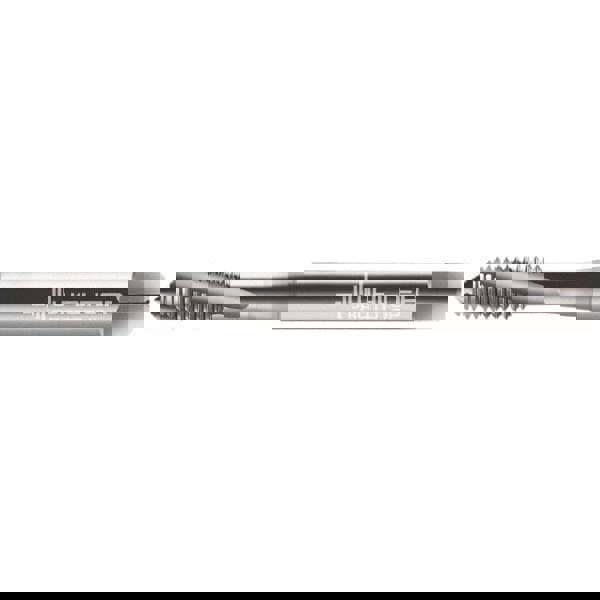 Spiral Flute Tap: M2x0.40 Metric, 3 Flutes, Modified Bottoming, 6H Class of Fit, Cobalt, Bright/Uncoated