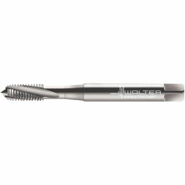 Spiral Flute Tap: M3x0.50 Metric, 3 Flutes, Modified Bottoming, 6G Class of Fit, Cobalt, Bright/Uncoated