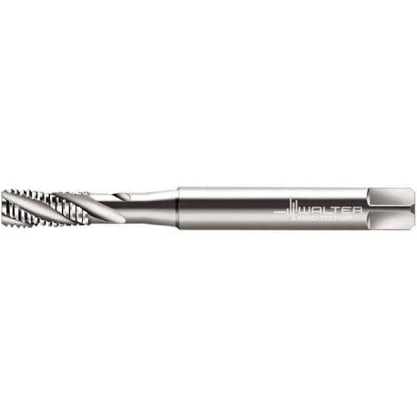 Spiral Flute Tap: M4x0.70 Metric, 3 Flutes, Bottoming, 6HX Class of Fit, Cobalt, Bright/Uncoated