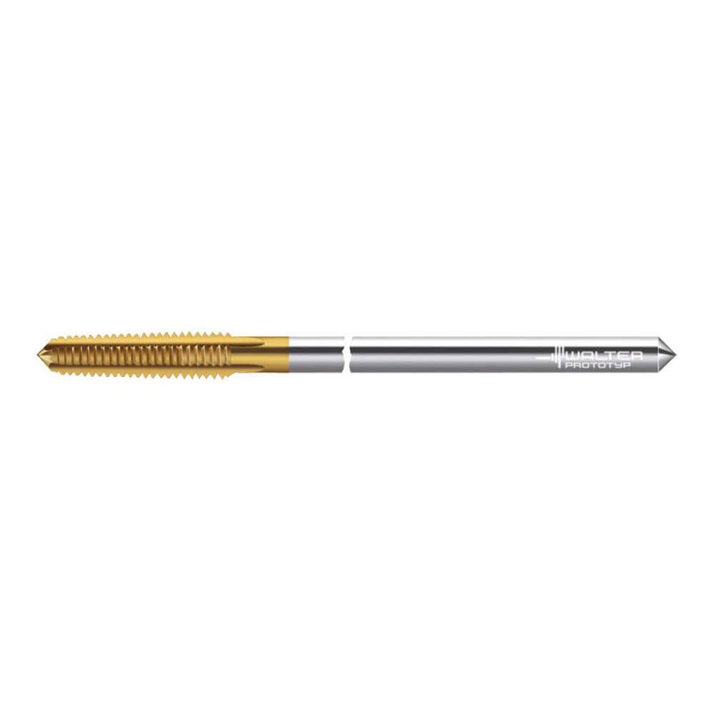 M5x0.80 Metric, 5 Flutes, TiN Finish, Cobalt, Nut Tap