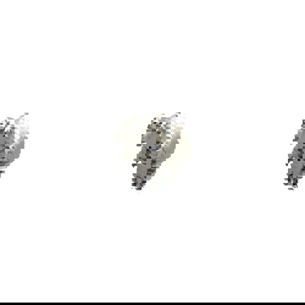 Indexable Chamfer & Angle Face Mills; Minimum Cutting Diameter (mm): 160.00 ; Maximum Cutting Diameter (mm): 167.90 ; Maximum Depth of Cut (mm): 6.00 ; Arbor Hole Diameter (mm): 40.00 ; Lead Angle: 43.000
