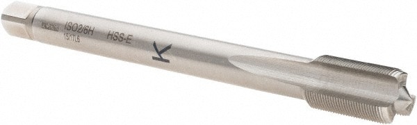 M9x0.50 Modified Bottoming RH 6H Bright Cobalt 3-Flute Straight Flute Machine Tap