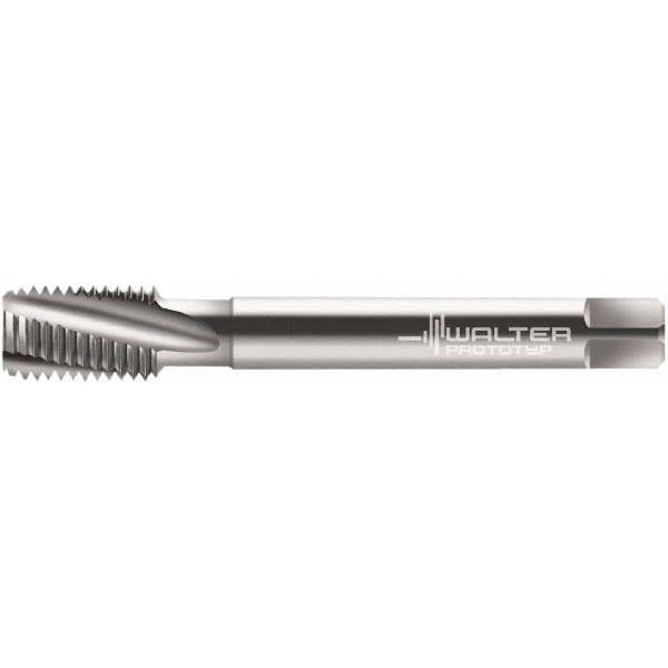 Spiral Flute Tap: M4x0.50 Metric Fine, 3 Flutes, Modified Bottoming, 6G Class of Fit, Cobalt, Bright/Uncoated