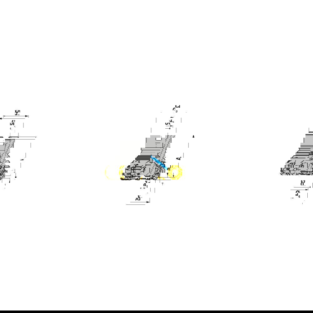 Indexable Chamfer & Angle Face Mills; Minimum Cutting Diameter (mm): 200.00 ; Maximum Cutting Diameter (mm): 210.20 ; Maximum Depth of Cut (mm): 3.50 ; Arbor Hole Diameter (mm): 60.00 ; Lead Angle: 45.000 ; Compatible Insert Size Code: OAKU / XAHT 605