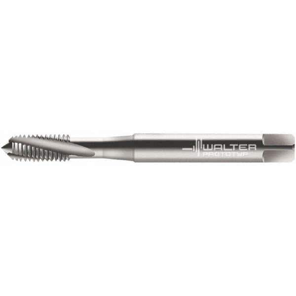 Spiral Flute Tap: #2-64 UNF, 3 Flutes, Modified Bottoming, 2B Class of Fit, Cobalt, Bright/Uncoated