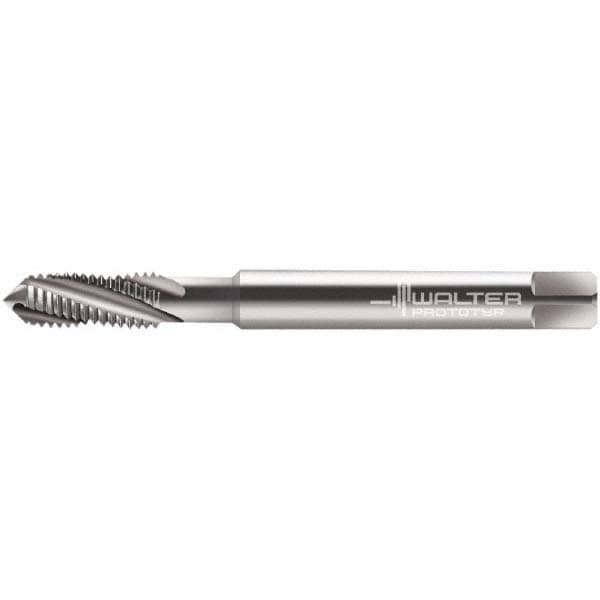 Spiral Flute Tap: 5/16-24 UNF, 3 Flutes, Modified Bottoming, 3B Class of Fit, Powdered Metal, Bright/Uncoated