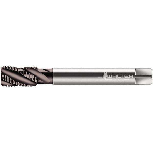 British Standard Pipe Tap: 1/8-28 G(BSP), Bottoming Chamfer, 4 Flutes