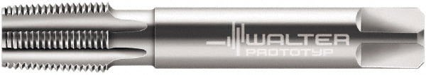 Standard Pipe Tap: 1/8-27, NPT, Modified Bottoming, 3 Flutes, Cobalt, Bright/Uncoated