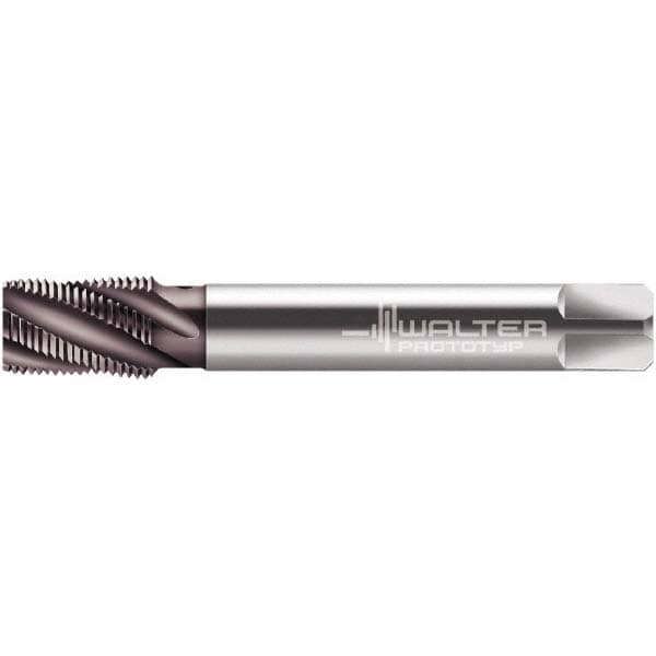 1/2-14 NPT, 30&deg; Helix, 5 Flutes, Modified Bottoming Chamfer, Hardlube Finish, Cobalt, Spiral Flute Pipe Tap