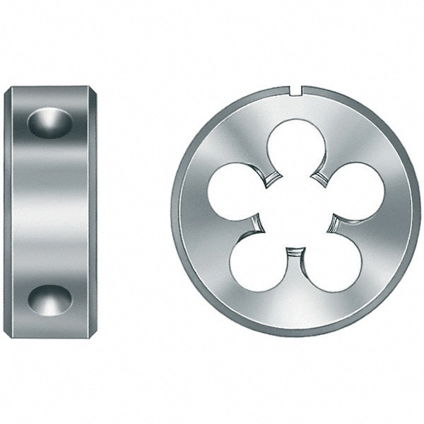 Round Die: M1 x 0.25, 16 mm OD, High Speed Steel