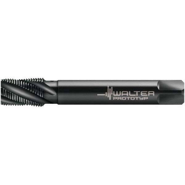 1/16-27 NPT, 30&deg; Helix, 3 Flutes, Modified Bottoming Chamfer, Oxide Finish, Cobalt, Spiral Flute Pipe Tap