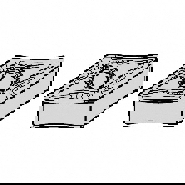 Turning Insert: VNMG431MS KCU10, Solid Carbide