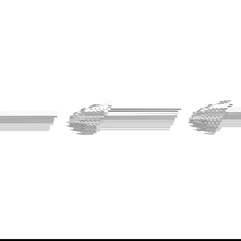 Burrs; Industry Specification: RBF-Z3.FS.6.0.48 ; Cutting Diameter (mm): 6.00 ; Tooth Style: Single ; Overall Length (mm): 48.0000 ; Length of Cut (mm): 13.0000 ; Shank Diameter (mm): 3.0000