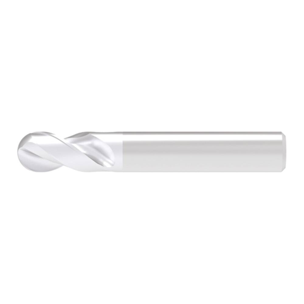 Ball End Mills; Mill Diameter (Decimal Inch): 0.4800 ; Mill Diameter (mm): 12.00 ; Number Of Flutes: 2 ; End Mill Material: Solid Carbide ; Length of Cut (mm): 16.0000 ; Shank Diameter (mm): 12.0000