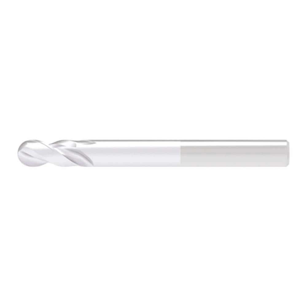 Ball End Mills; Mill Diameter (Decimal Inch): 0.4800 ; Mill Diameter (mm): 12.00 ; Number Of Flutes: 2 ; End Mill Material: Solid Carbide ; Length of Cut (mm): 22.0000 ; Shank Diameter (mm): 12.0000